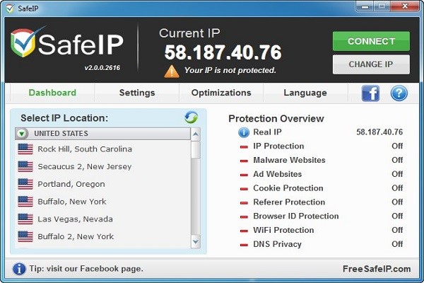 Thay đổil IP truy cập nhà cái